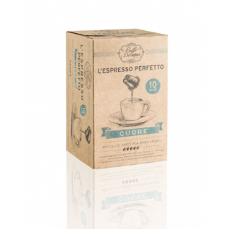 Caffe Diemme Cuore koffein mentes Nespresso Kompatibilis