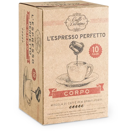Corpo Nespresso kompatibilis kávékapszula 10 db erős kávé