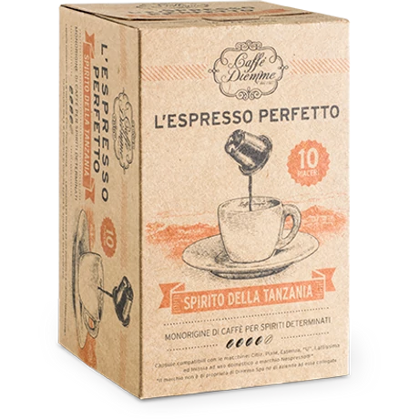 Diemme Tanzania Nespresso kompatibilis kapszula 10 db 100% Arabica